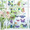16 Sheets 8 Styles Waterproof PVC Wall Stickers DIY-WH0345-016-5