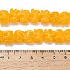 Synthetic Coral Dyed Carved Bead BSHE-H114-04D-4