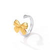 304 Stainless Steel Cuff Open Rings for Women WGB6E51-01-5