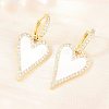 Valentine's Day Heart Brass Micro Pave Clear Cubic Zirconia Hoop Earrings EJEW-Z164-10G-03-3