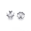 304 Stainless Steel Bead Caps STAS-S057-51A-P-3