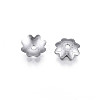 Non-Tarnish 304 Stainless Steel Bead Caps STAS-S057-51A-P-3