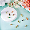 12Pcs 12 Colors Brass Micro Pave Cubic Zirconia Charms FIND-TA0005-61-5