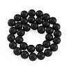 2 Strands 2 Styles Natural Black Onyx(Dyed & Heated) Beads Strands G-TA0003-52-10mm-4