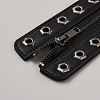 PU Leather Lace-in Boot Zipper Inserts DIY-WH0499-05A-01-3