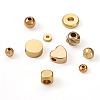  Jewelry 200Pcs 10 Style Brass Beads KK-PJ0001-24-13