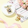 2Pcs 2 Styles Square & Rectangle with Flower Alloy ABS Imitation Pearl Brooch JEWB-CJ0001-92-5