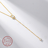 925 Sterling Silver Lariat Necklace PK2144-1-2