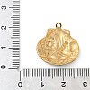 304 Stainless Steel Enamel Pendants STAS-P404-06G-3