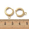 201 Stainless Steel Huggie Hoop Earrings Findings STAS-A167-01J-G-3