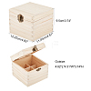 9 Sections Wooden Box Storage WOOD-WH0103-41-2