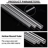 Olycraft 3 Sets 3 Style ABS Plastic Column Bar Rods DIY-OC0008-26-3