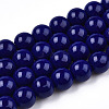 Opaque Solid Color Glass Beads Strands LS-GLAA-T032-P10mm-03-1