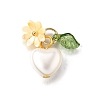ABS Plastic Imitation Pearl Charms PALLOY-JF04029-3