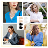 6 Pairs 3 Colors Sponge Shoulder Pad AJEW-NB0009-10-5