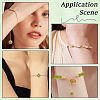 120Pcs 4 Styles Natural Chinese Jade/Southern Jade Beads G-PA0002-14-5