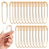 24Pcs Alloy Safety Pin Brooches JEWB-HS0001-03G-1