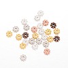 Alloy Daisy Spacer Beads PALLOY-L166-031-1