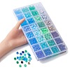 960Pcs 32 Style Transparent & Opaque Plastic Beads KY-YW0001-43-4