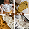 Wooden Square Frame Crochet Ruler DIY-WH0537-009-6