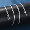 Tarnish Resistant 304 Stainless Steel Snake Chains Necklaces NJEW-O058-25P-4