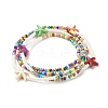 Summer Jewelry Starfish Waist Bead NJEW-C00028-03-2