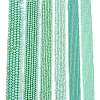 Electroplate Opaque Solid Color Glass Beads Strands EGLA-A044-P4mm-L14-2