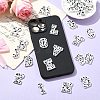52Pcs 26 Styles PVC Plastic Cabochons FIND-CJ0002-58-6