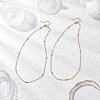 304 Stainless Steel Cross Chain Necklaces NJEW-JN05443-1
