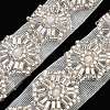 Polyester Flower Lace Trims OCOR-A007-07-1