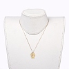 Brass Pendant Necklaces NJEW-JN02679-02-6