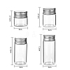 40Pcs 4 Styles Round Glass Storage Containers sgGLAA-SZ0001-22-2