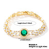 Minimalist Brass Rhinestone Chain Bracelets for Women OD4455-4-1