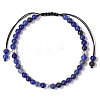 Natural Sodalite Braided Bead Bracelets PW-WG2B05A-04-1