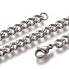 Men's Cuban Link Chain Necklaces NJEW-L172-02A-1