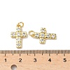 Brass Micro Pave Cubic Zirconia Pendants KK-Q068-49B-G-3