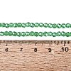 Electroplate Transparent Glass Beads Strands LS-EGLA-A035-T3mm-A21-4