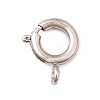 Brass Spring Ring Clasps KK-D407-20P-C-1