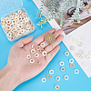   200pcs Natural Freshwater Shell Linking Rings SHEL-PH0001-22-5