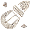 Belt Zinc Alloy Buckle Sets FIND-GF0009-33-1