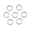 Tarnish Resistant 304 Stainless Steel Open Jump Rings STAS-N015-04-6x0.9mm-1