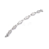 304 Stainless Steel Link Chain Bracelets for Women BJEW-JB12680-3