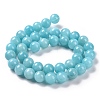 Natural Mashan Jade Round Beads Strands X-G-D263-6mm-XS28-4