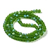 Imitation Jade Glass Beads Strands EGLA-YW0003-19B-09-3