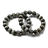 Grade AA Natural Eagle Eye Stone Round Beads Stretch Bracelets for Women BJEW-L712-B05-12mm-4