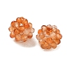 Natural Agate(Dyed & Heated) Woven Beads GG-CBA2E9C-F13-01C-2