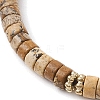 Natural Picture Jasper Braided Bead Bracelets BJEW-JB11114-04-3