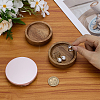 Flat Round Wood Jewelry Plate DJEW-WH0027-06A-3