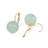 Brass with Resin Round Hoop Earrings EJEW-Q391-09G-02-3