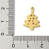 5Pcs Christmas 201 Stainless Steel Pendants LS-STAS-Z068-01G-01-3